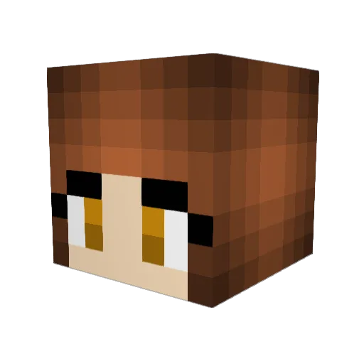 Tonicorn Minecraft avatar head, 3D render