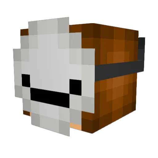 TonictheTori Minecraft avatar head, 3D render