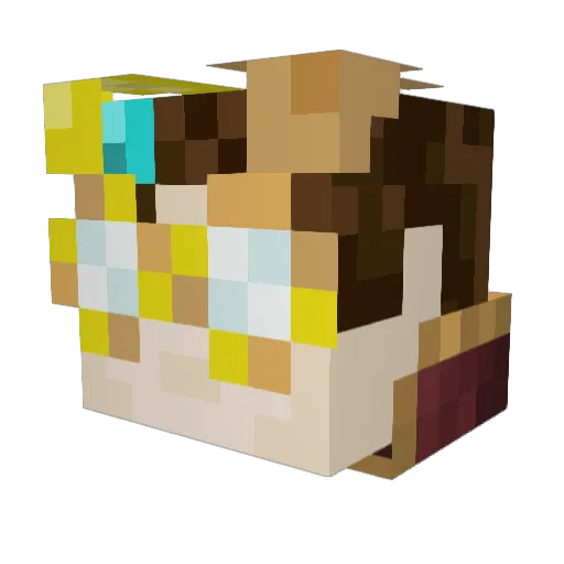 Tonierbuffalo70 Minecraft avatar head, 3D render