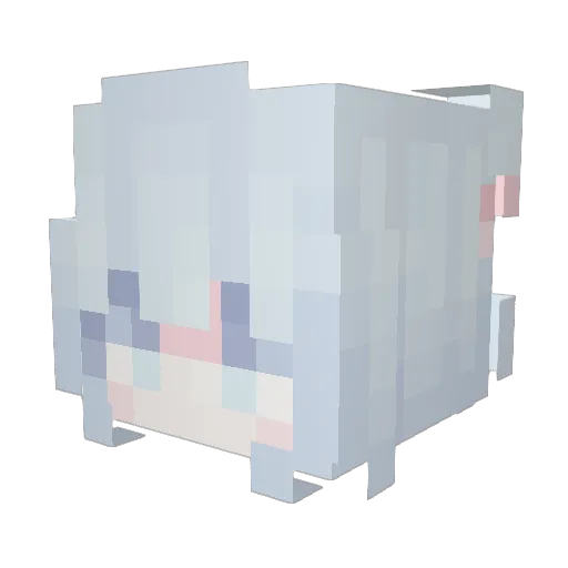 TonightLJS Minecraft avatar head, 3D render