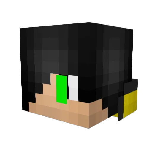 Tonigolden99 Minecraft avatar head, 3D render