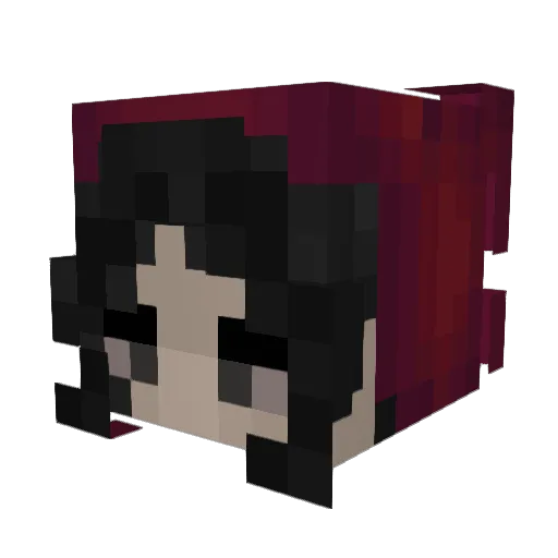 Tonii_Flwr Minecraft avatar head, 3D render