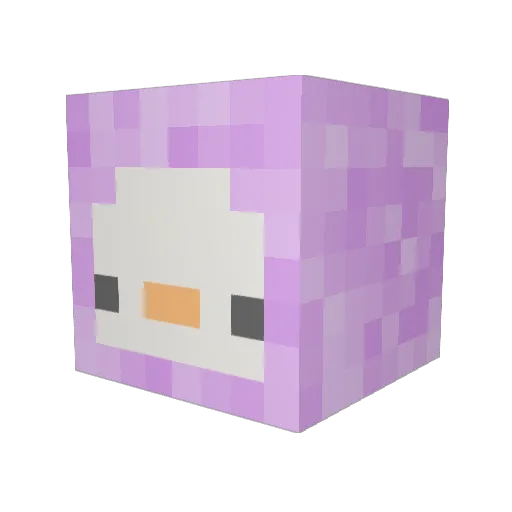 Toniii1412 Minecraft avatar head, 3D render