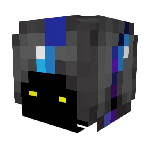 Tonix_xD Minecraft avatar head, 3D render
