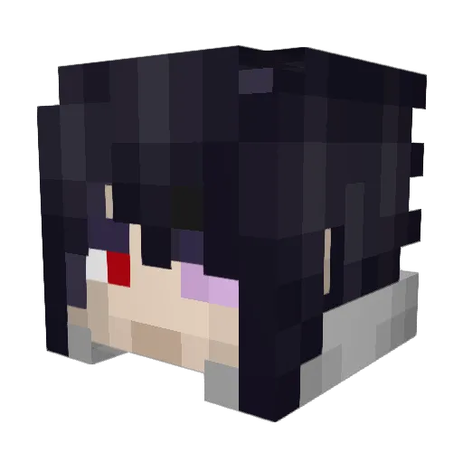 Tonkata Minecraft avatar head, 3D render