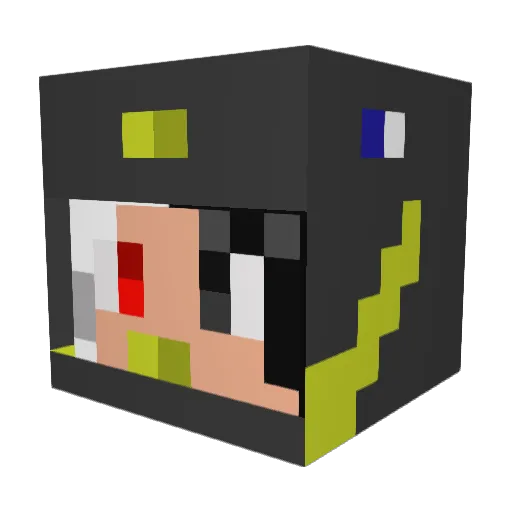 Tonkla113 Minecraft avatar head, 3D render