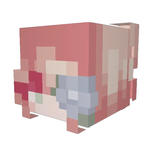 Tonnystarks Minecraft avatar head, 3D render