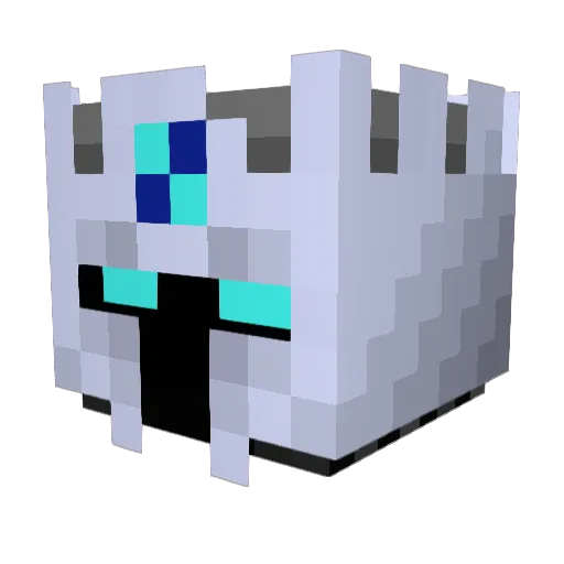 TontonBricole Minecraft avatar head, 3D render