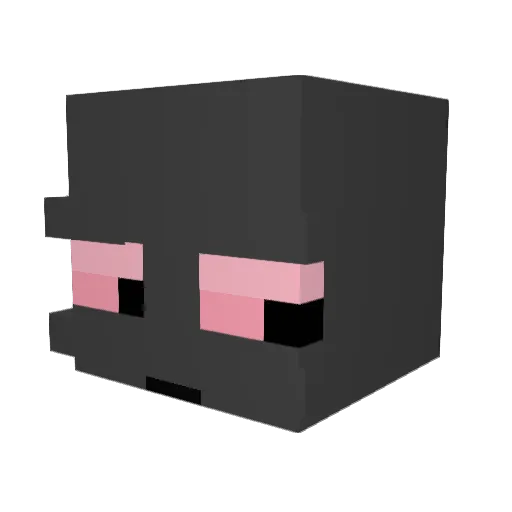 TontonTwenty Minecraft avatar head, 3D render
