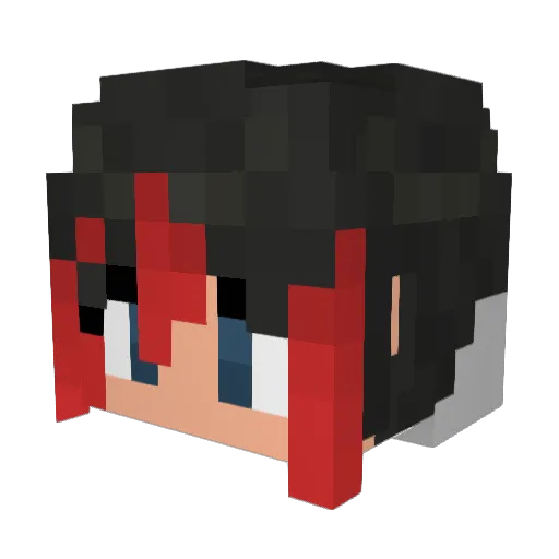 Tonton_221 Minecraft avatar head, 3D render