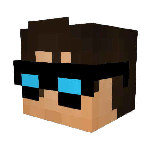TonyBoy_NSS Minecraft avatar head, 3D render