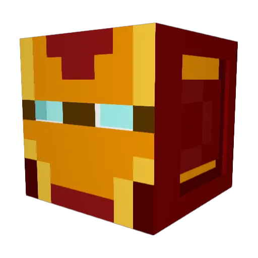 TonyChenSY Minecraft avatar head, 3D render