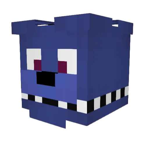 TonyCosta Minecraft avatar head, 3D render