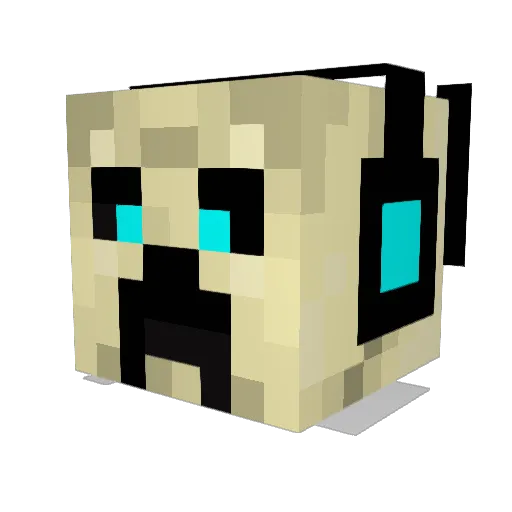 TonyEmme69 Minecraft avatar head, 3D render