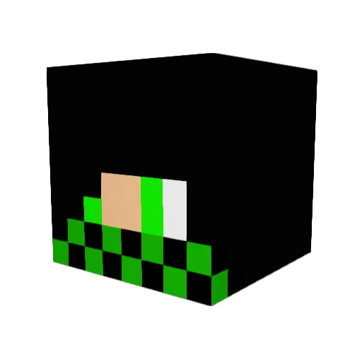 TonyGT2004 Minecraft avatar head, 3D render