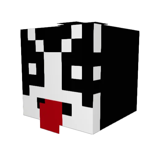 TonyGabs Minecraft avatar head, 3D render