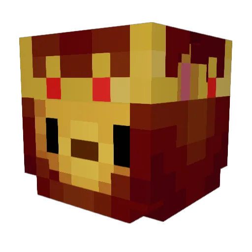 TonyLion12 Minecraft avatar head, 3D render