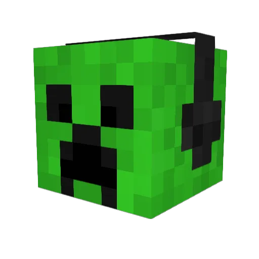 TonyMorlock Minecraft avatar head, 3D render
