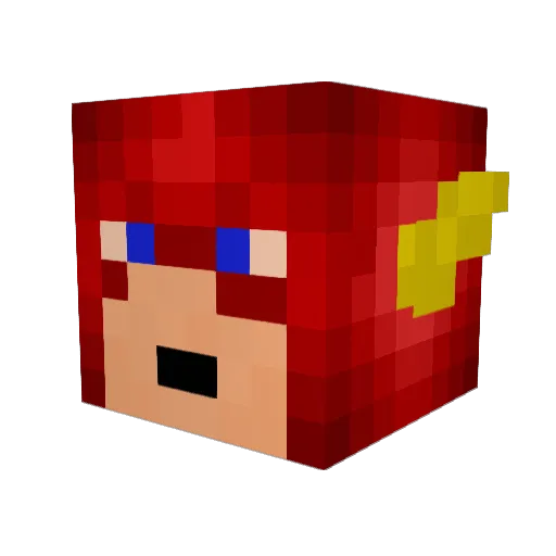TonyPlayz Minecraft avatar head, 3D render