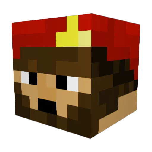 TonyS0prano Minecraft avatar head, 3D render