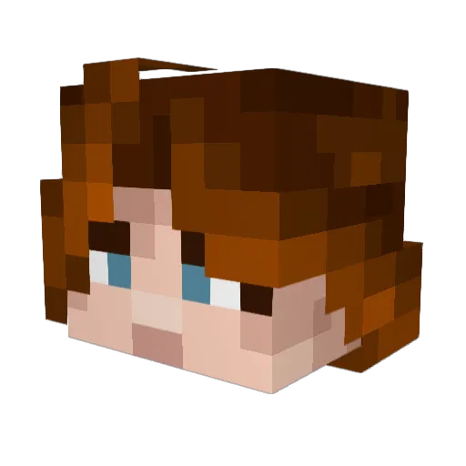 TonyStark2021 Minecraft avatar head, 3D render