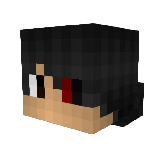 TonyTee Minecraft avatar head, 3D render