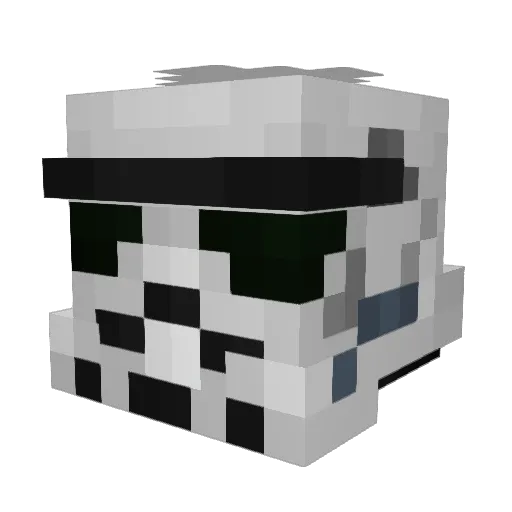 TonyTheRiver Minecraft avatar head, 3D render