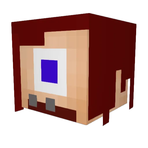 TonyTony_Chopper Minecraft avatar head, 3D render