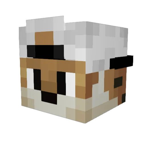 TonyValka Minecraft avatar head, 3D render
