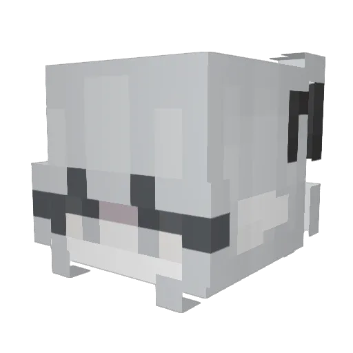 TonyWi Minecraft avatar head, 3D render