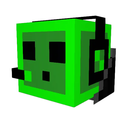 TonyYT Minecraft avatar head, 3D render