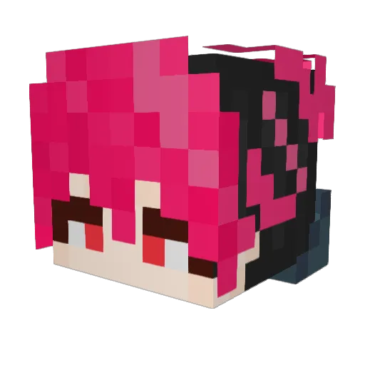 Tony_1027 Minecraft avatar head, 3D render