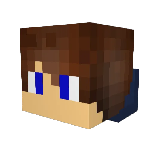 Tony_2431 Minecraft avatar head, 3D render