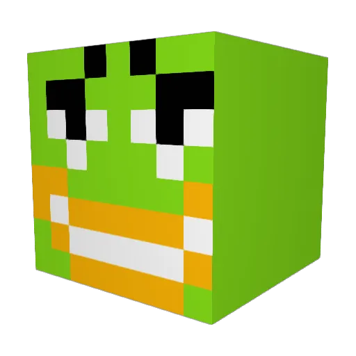 Tony_Dong Minecraft avatar head, 3D render