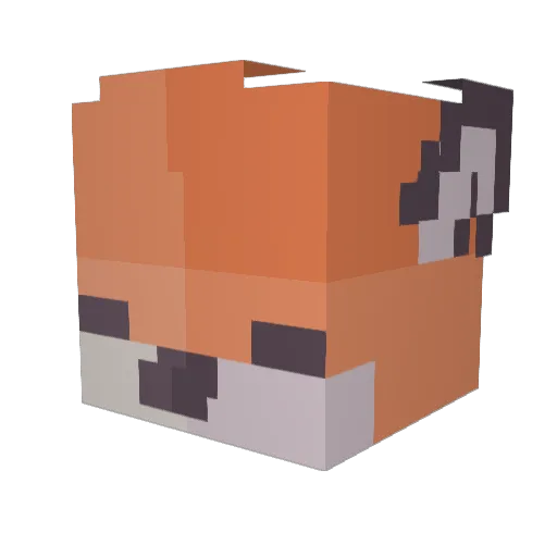 Tony_ELF Minecraft avatar head, 3D render
