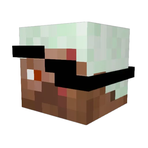 Tony_Morgan Minecraft avatar head, 3D render