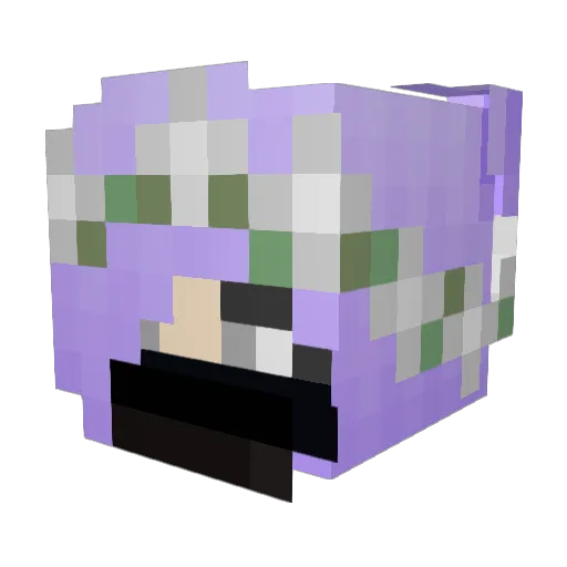 Tony_Pepperony Minecraft avatar head, 3D render