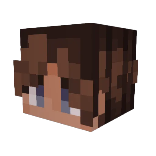 Tony_Tea Minecraft avatar head, 3D render