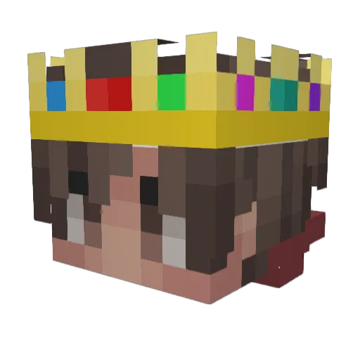 Tony_The_Tiger_ Minecraft avatar head, 3D render
