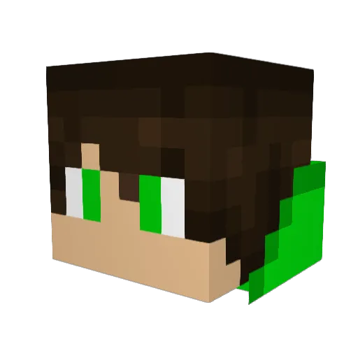 Tony__21 Minecraft avatar head, 3D render