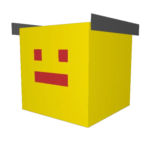 Tonybiah Minecraft avatar head, 3D render