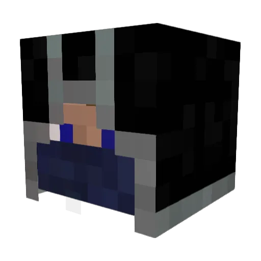 Tonyfiretalon Minecraft avatar head, 3D render