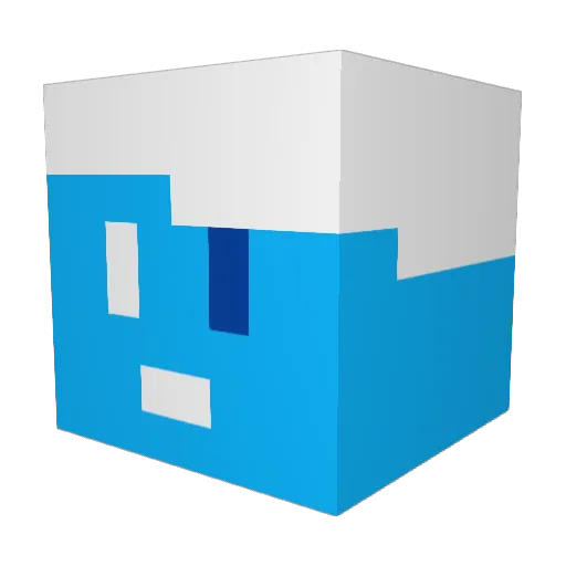 Tonygtag Minecraft avatar head, 3D render