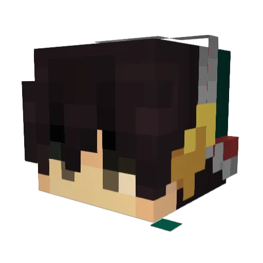 Tonynho_07 Minecraft avatar head, 3D render
