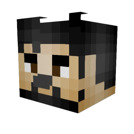 Tonystark____ Minecraft avatar head, 3D render