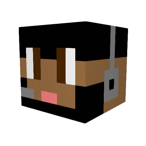 TonytheII Minecraft avatar head, 3D render