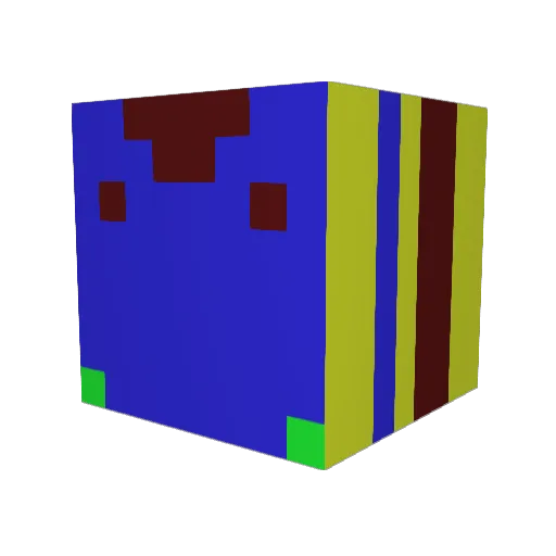 Tonythedinosaur1 Minecraft avatar head, 3D render