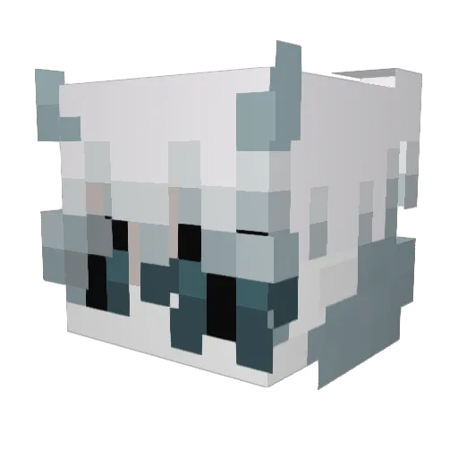TooChewie Minecraft avatar head, 3D render