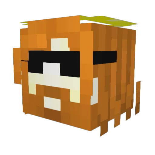 TooChill3d Minecraft avatar head, 3D render