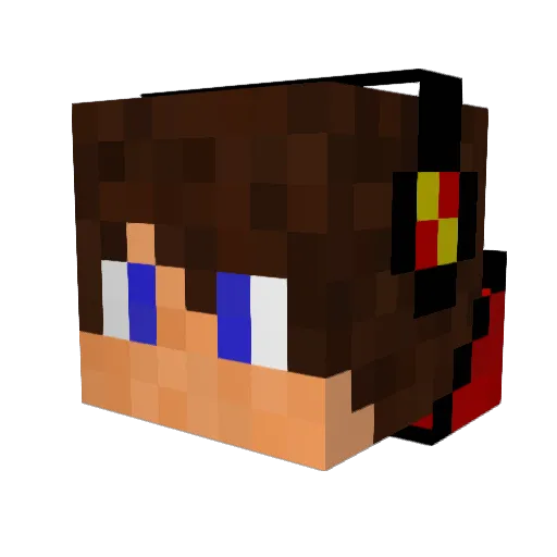 TooCo717 Minecraft avatar head, 3D render